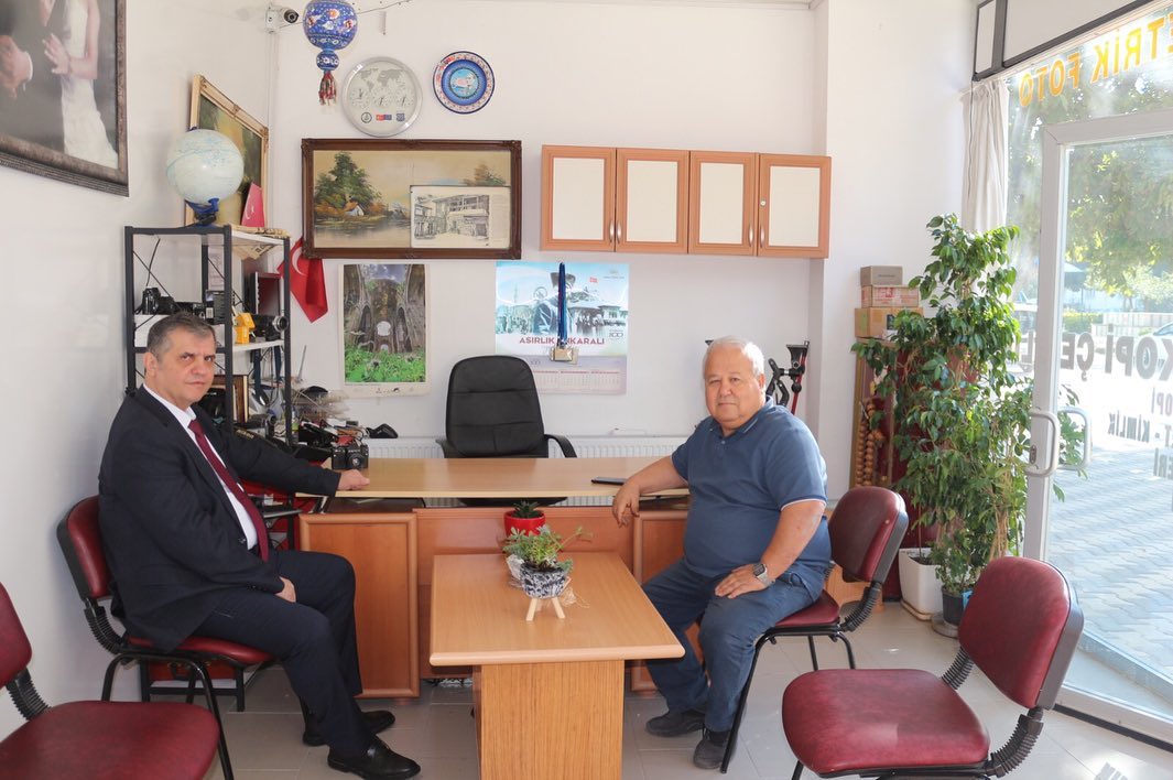 Kaymakam Sn. Bayram GALE, "21 Ekim Dünya Gazeteciler Günü" münasebetiyle İlçemizde hizmet veren yerel basın kuruluşlarını ziyaret etti.